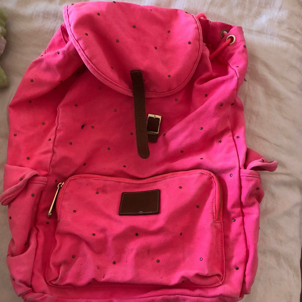 VS PINK DRAWSTRING BACKPACK